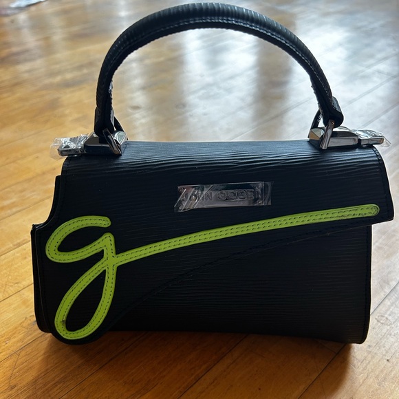 John Geiger Handbags - NWT John Geiger medium Lowercase Flap bag calfskin designer logo purse satchel